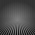 Striped perspective. abstract monochrome template for advertising