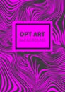 Striped pink opt art Royalty Free Stock Photo