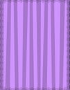 Striped purple background with cute vertical stripes framed with spider cobweb.