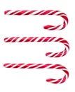 Striped Red Christmas Candy Canes