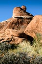 Single striped monolith, Arches Royalty Free Stock Photo