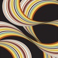 Striped Ribbons Royalty Free Stock Photo