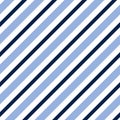 Striped seamless pattern. Abstract background blue stripes, lines. Vector illustration. Repeating texture. Royalty Free Stock Photo