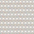 Striped seamless pattern in art deco style. Royalty Free Stock Photo