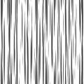 Striped seamless pattern with horizontal line. Black and white