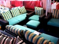 Striped Sofa Royalty Free Stock Photo