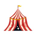 Striped Tent Circus Composition