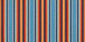Striped Textile Vertical Composition, BlueOrange, Geometric Pattern Royalty Free Stock Photo