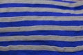 Striped texture of knitted fabric as a background Royalty Free Stock Photo
