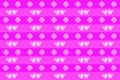 Striped valentines day background or wrapping paper, pattern of angels holding hands and heart shaped clovers