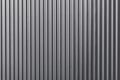 Striped wave Zine Aluminium steel metal sheet line industry wall texture pattern for tile background Royalty Free Stock Photo