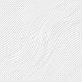 Striped wavey texture. Seamless vector background.