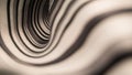 Striped wavy black and white fabric texture. Abstract background