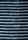 Striped white and blue cotton fabric Royalty Free Stock Photo