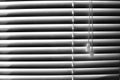 Striped window shuttering in light and shadow lines horizontal Royalty Free Stock Photo