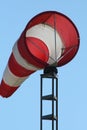 Striped windsock Royalty Free Stock Photo