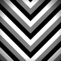 Striped Zigzag Pattern with Black, Dark Grey and White Stripes. Abstract Wallpaper Background