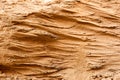 Stripes in Packed Sand in Boquilles Canyon Royalty Free Stock Photo