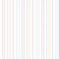 Pastel stripes pattern. Colorful seamless abstract vertical stripes in blue, pink, yellow, white for spring and summer fashion. Royalty Free Stock Photo