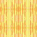 Stripes and squares pattern yellow orange seamless Royalty Free Stock Photo