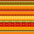 Stripes - tribal boho ethnic seamless ornament Royalty Free Stock Photo