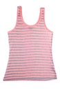 Stripped sleeveless shirt Royalty Free Stock Photo