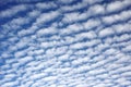Skyscape With Altocumulus Clouds Royalty Free Stock Photo