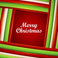 Strips Christmas background with text space.