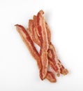 Strips Of Fried Bacon Royalty Free Stock Photo