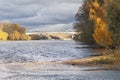 Stroginskiy bridge at Autumn