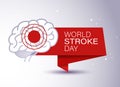 Stroke awareness. Prevention for stroke. Transient ischemic attack, ischemic stroke, hemorrhagic stroke. Ischemic, atherosclerosis
