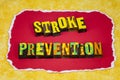 Stroke prevention medical blood clot disease protection treatment