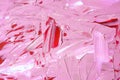 Strokes of oil paint. Pink, red, white. Royalty Free Stock Photo