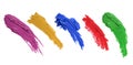 Strokes of paint brush Royalty Free Stock Photo