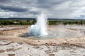 Strokkur Geyser eruption, Iceland Royalty Free Stock Photo