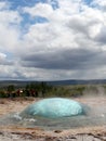 Strokkur Geyser eruption, Iceland Royalty Free Stock Photo