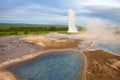 Strokkur geyser, Geysir, Iceland Royalty Free Stock Photo