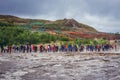 Strokkur geyser in Iceland Royalty Free Stock Photo