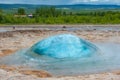 Strokkur geyser, Iceland Royalty Free Stock Photo