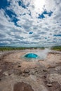 Strokkur geyser, Iceland Royalty Free Stock Photo