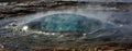 Strokkur Geysir Bubble the moment before Eruption, Geysir, Iceland