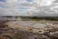 Strokkur geysir eruption, Golden Circle Royalty Free Stock Photo