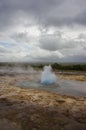 Strokkur geysir eruption, Golden Circle Royalty Free Stock Photo