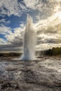 Strokkur Geysir geyser on the south west Iceland Royalty Free Stock Photo