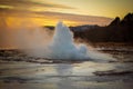 Strokkur geysir golden circle iceland Royalty Free Stock Photo