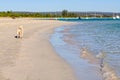 Stroll on the beach - Dunsborough Royalty Free Stock Photo