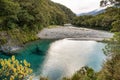 Stroll through beech forest to a bridge that crosses the Makarora River. Follow the boardwalk to a viewing platform over the