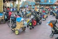 Stroller Parking, Disney World, Travel, Magic Kingdom Royalty Free Stock Photo