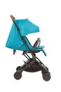 A stroller on a white background, modern design. Royalty Free Stock Photo