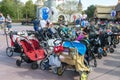 Strollers  baby Carriage  Disney World Royalty Free Stock Photo